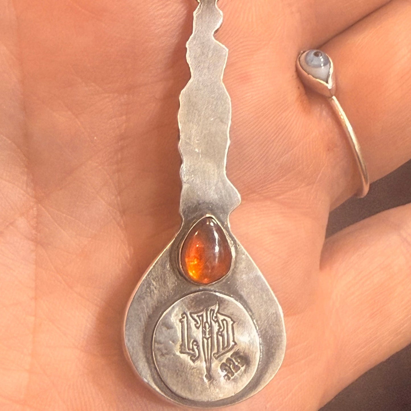 LTD Sterling Venus on Labradorite Shell Necklace - Loved To Death