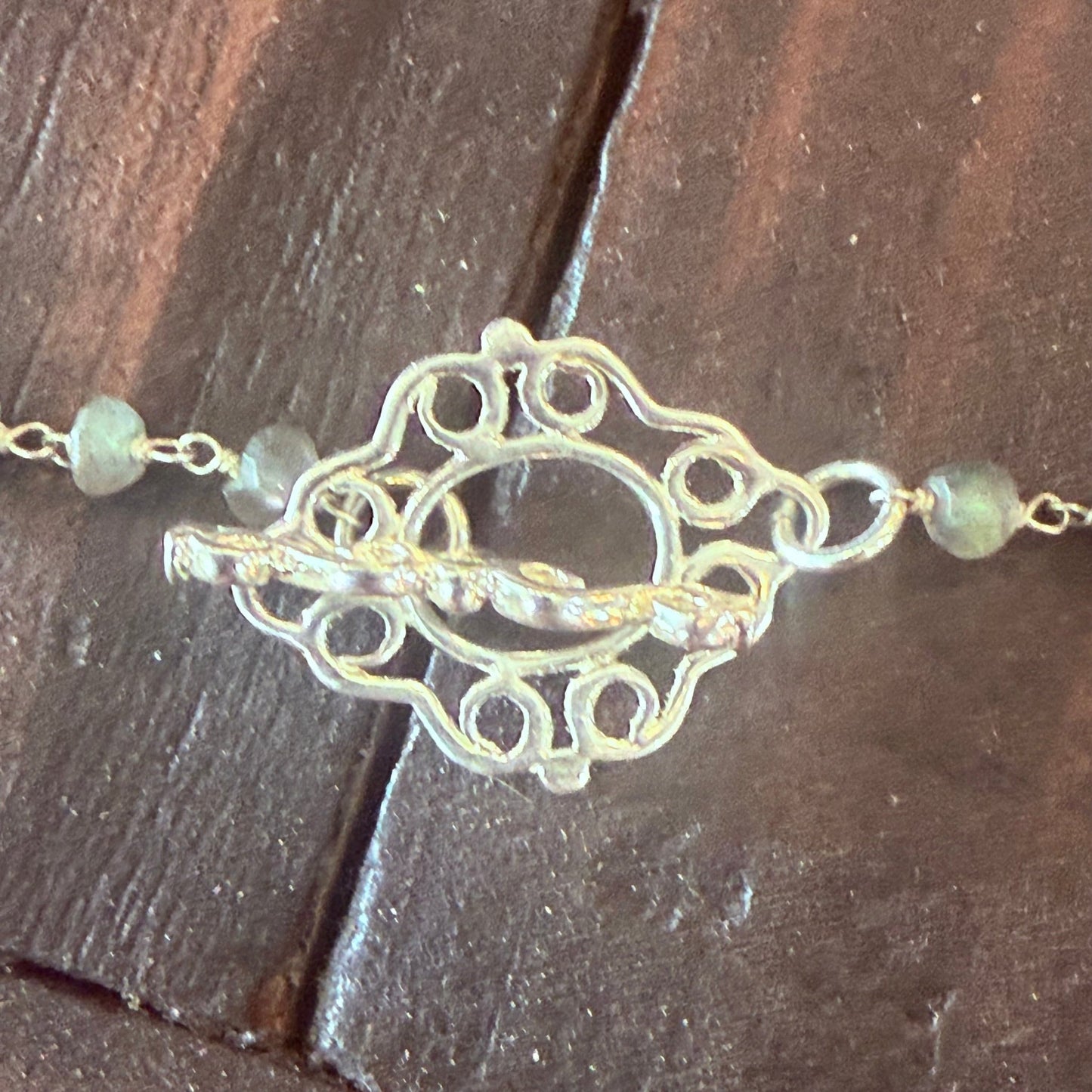 LTD Sterling Venus on Labradorite Shell Necklace - Loved To Death