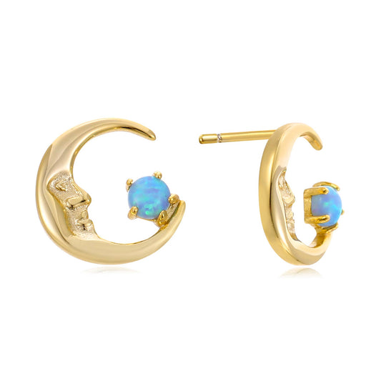Luna Opal Studs - Loved To Death