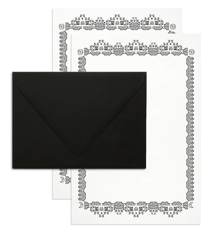 Memento Mori Social Stationery Set - Loved To Death