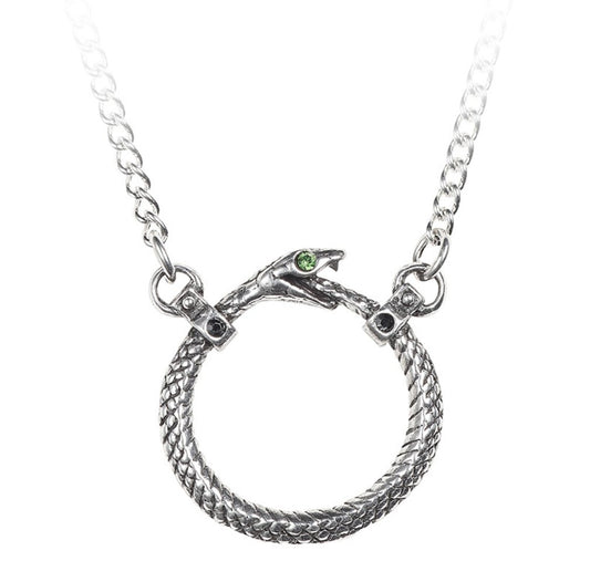 Ouroboros Pewter Necklace - Loved To Death