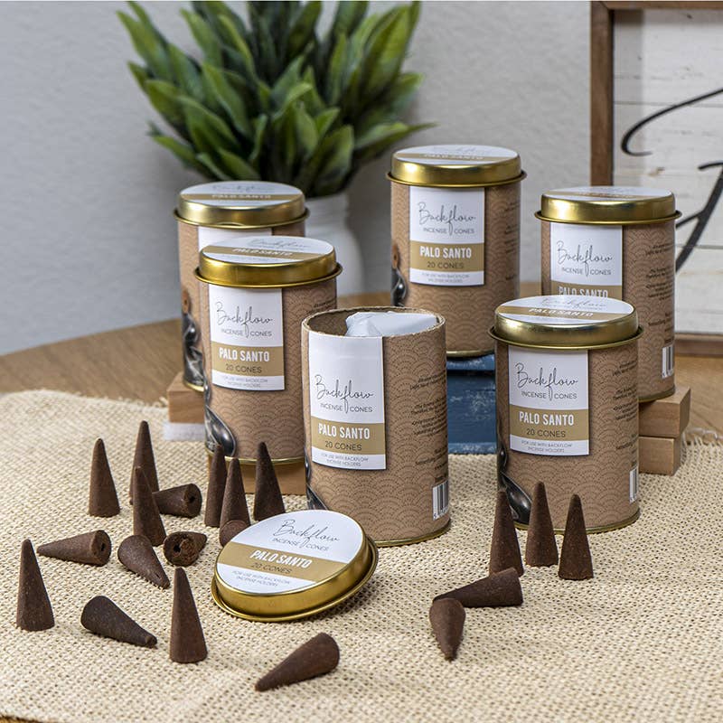 Palo Santo Jumbo Backflow Incense Cones - Loved To Death