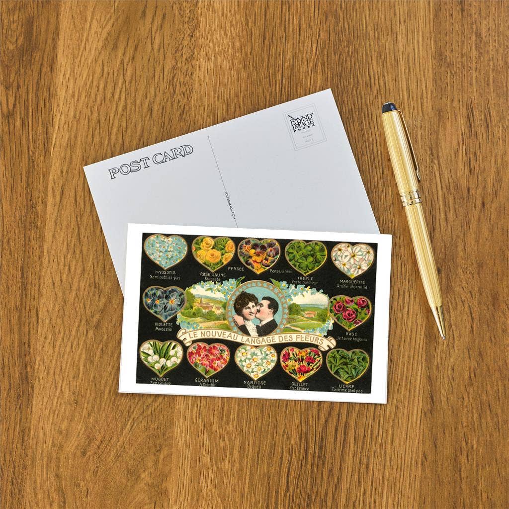Postcard Language of Flowers FE - 33 - Loved To Death