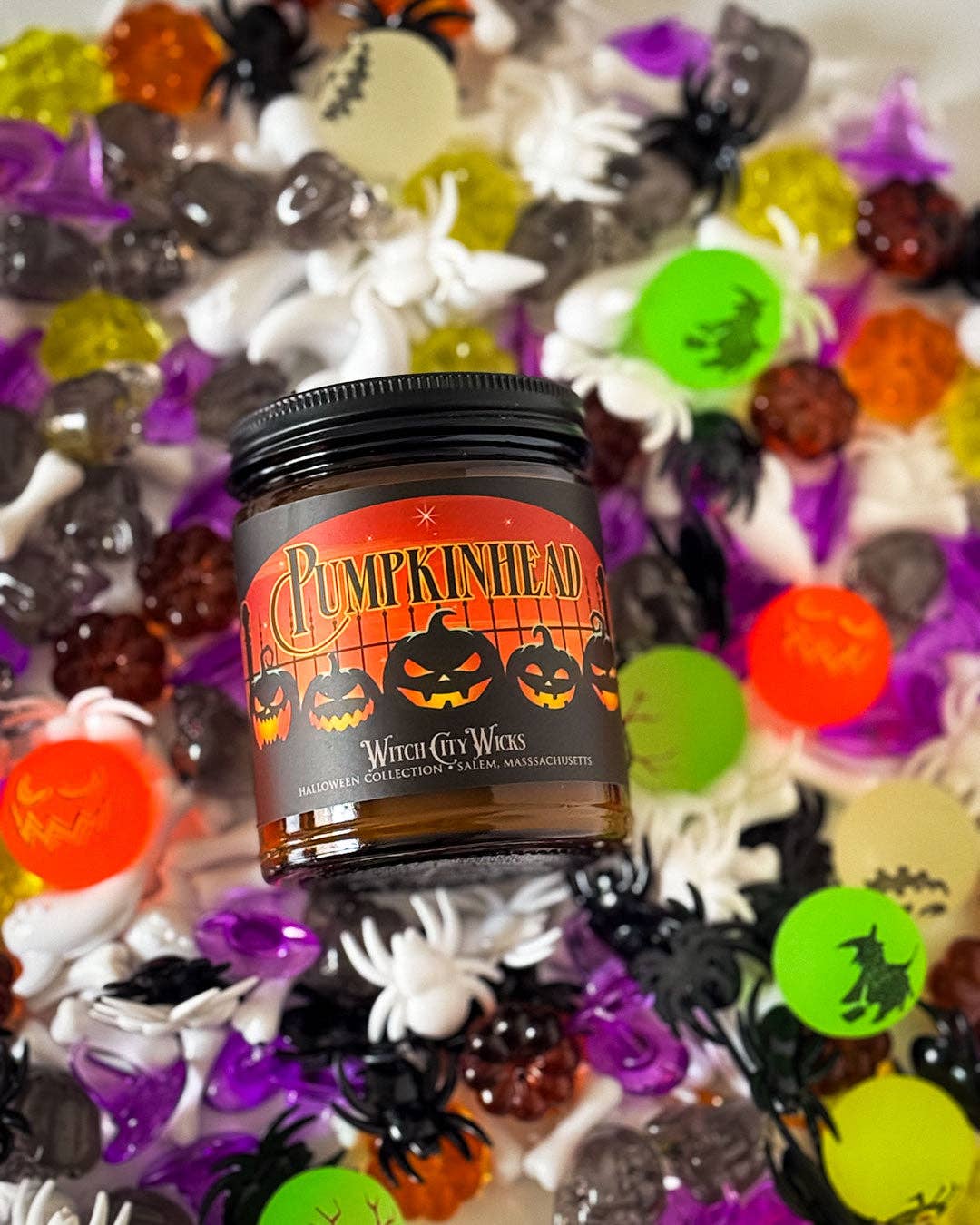 Pumpkinhead halloween candle - Loved To Death