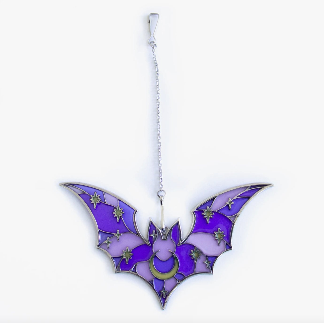 Purple Bat Enamel Ornament - Loved To Death
