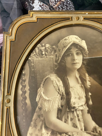 Rare Silent Film Star Mary Pickford Framed Photograph by Albert Walter Witzel - Loved To Death