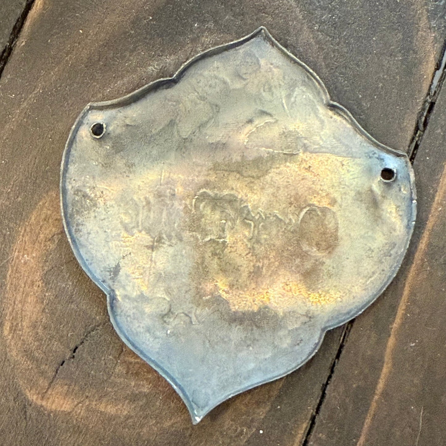 Rare Victorian Our Babe Coffin Plaque - Loved To Death