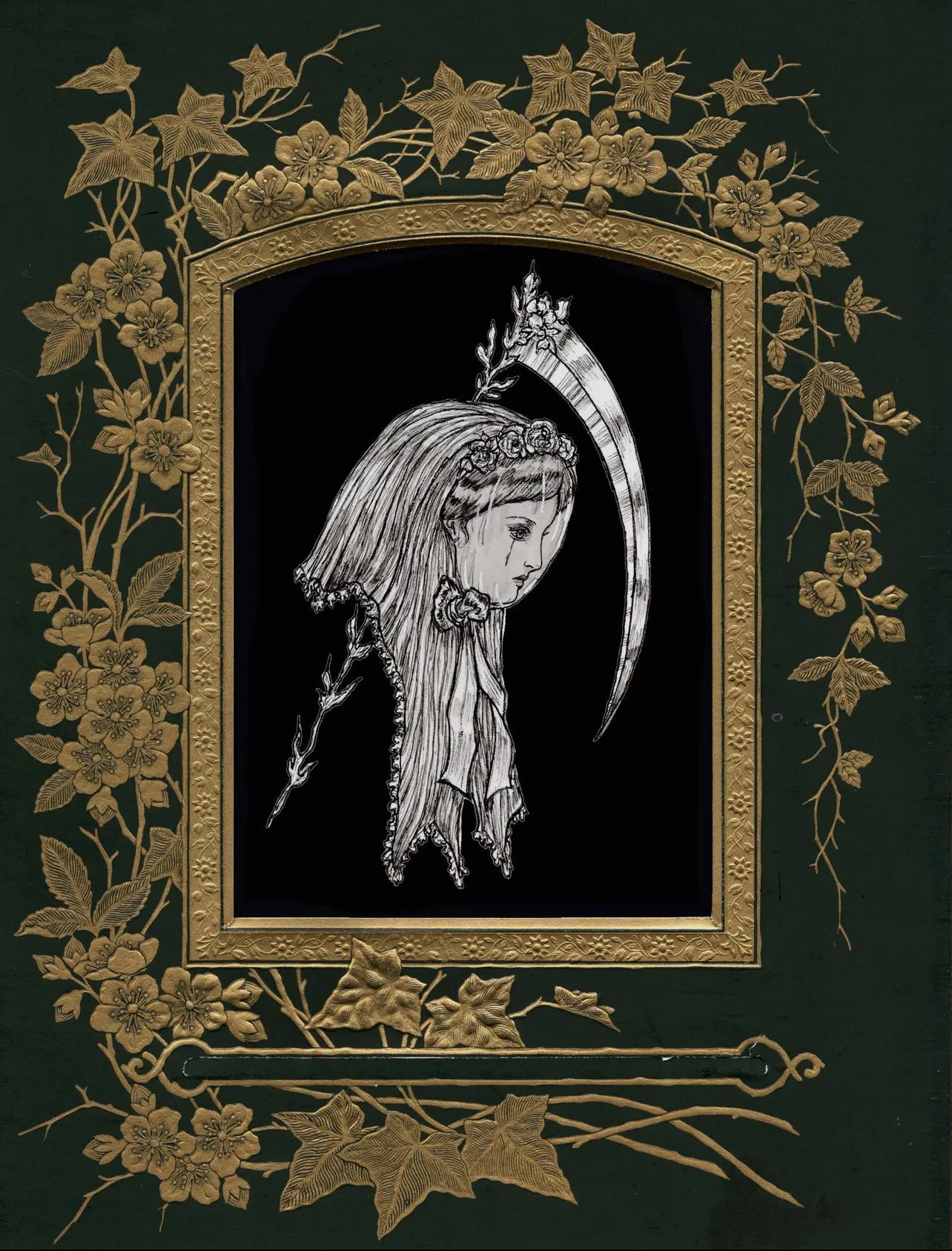 Sheath and Sleep Fine Art Mary Syring Print - Loved To Death