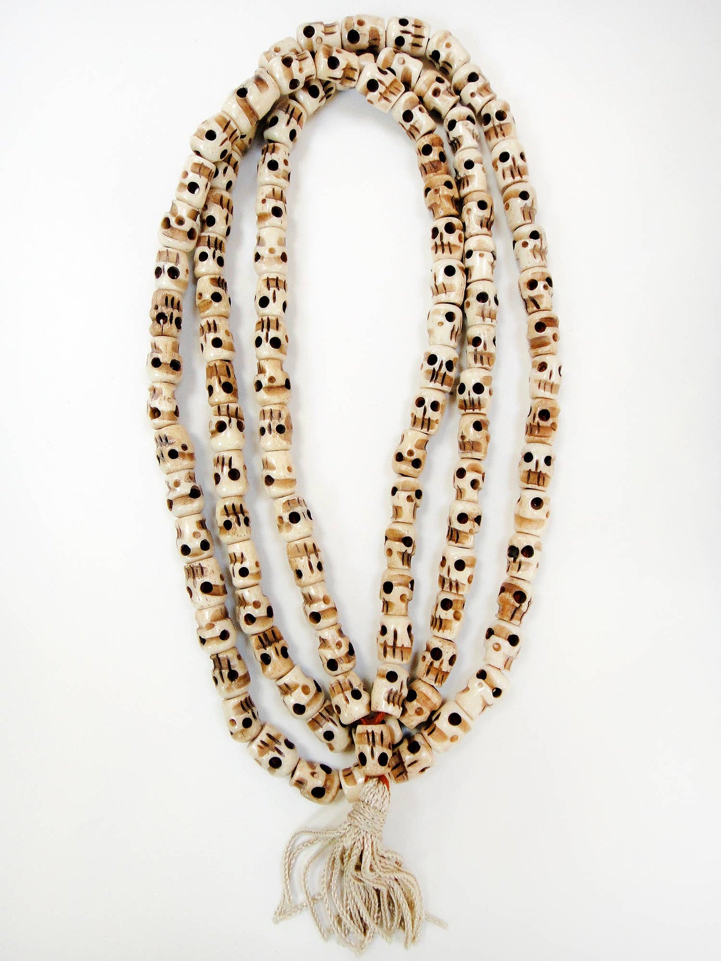 Small Bone Skull Mala - Loved To Death