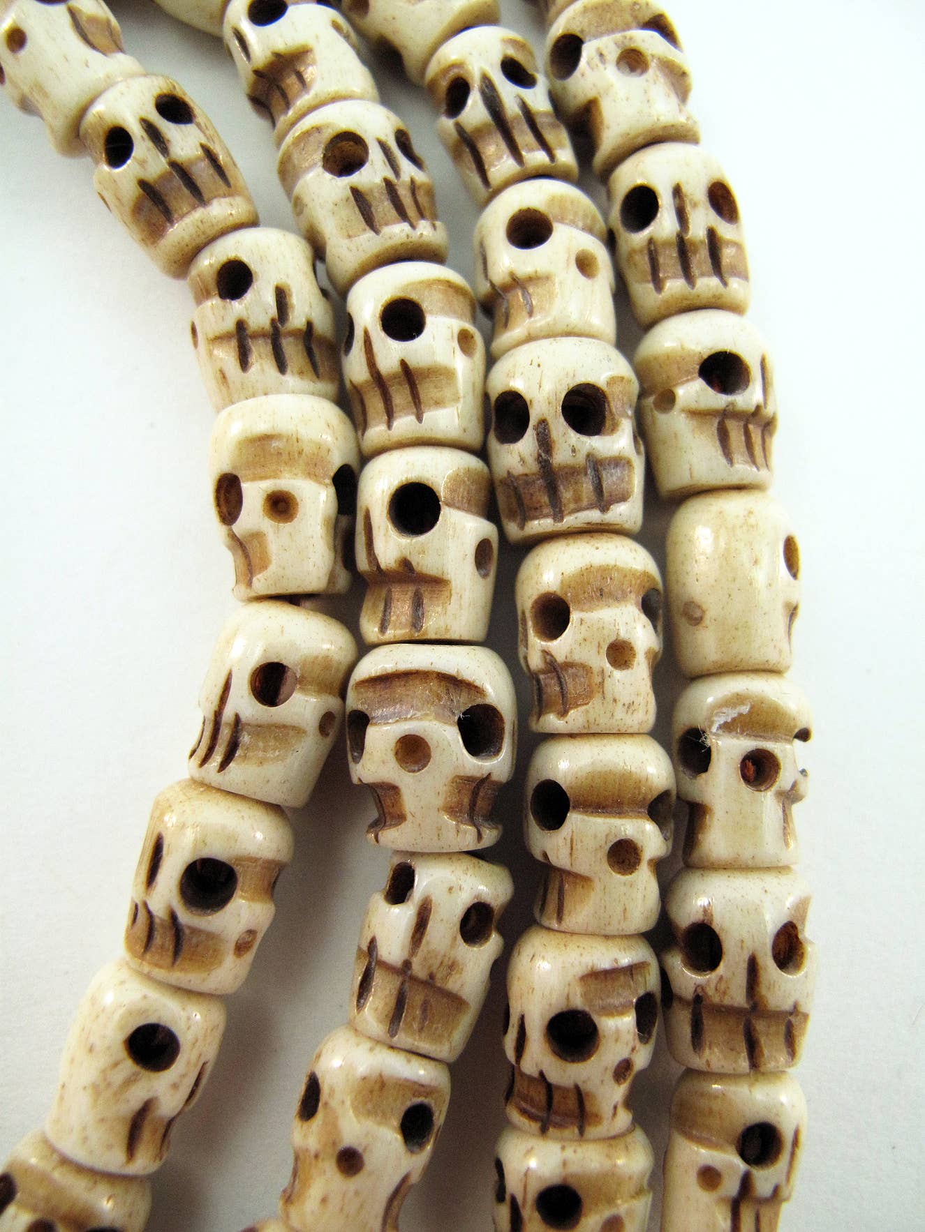 Small Bone Skull Mala - Loved To Death