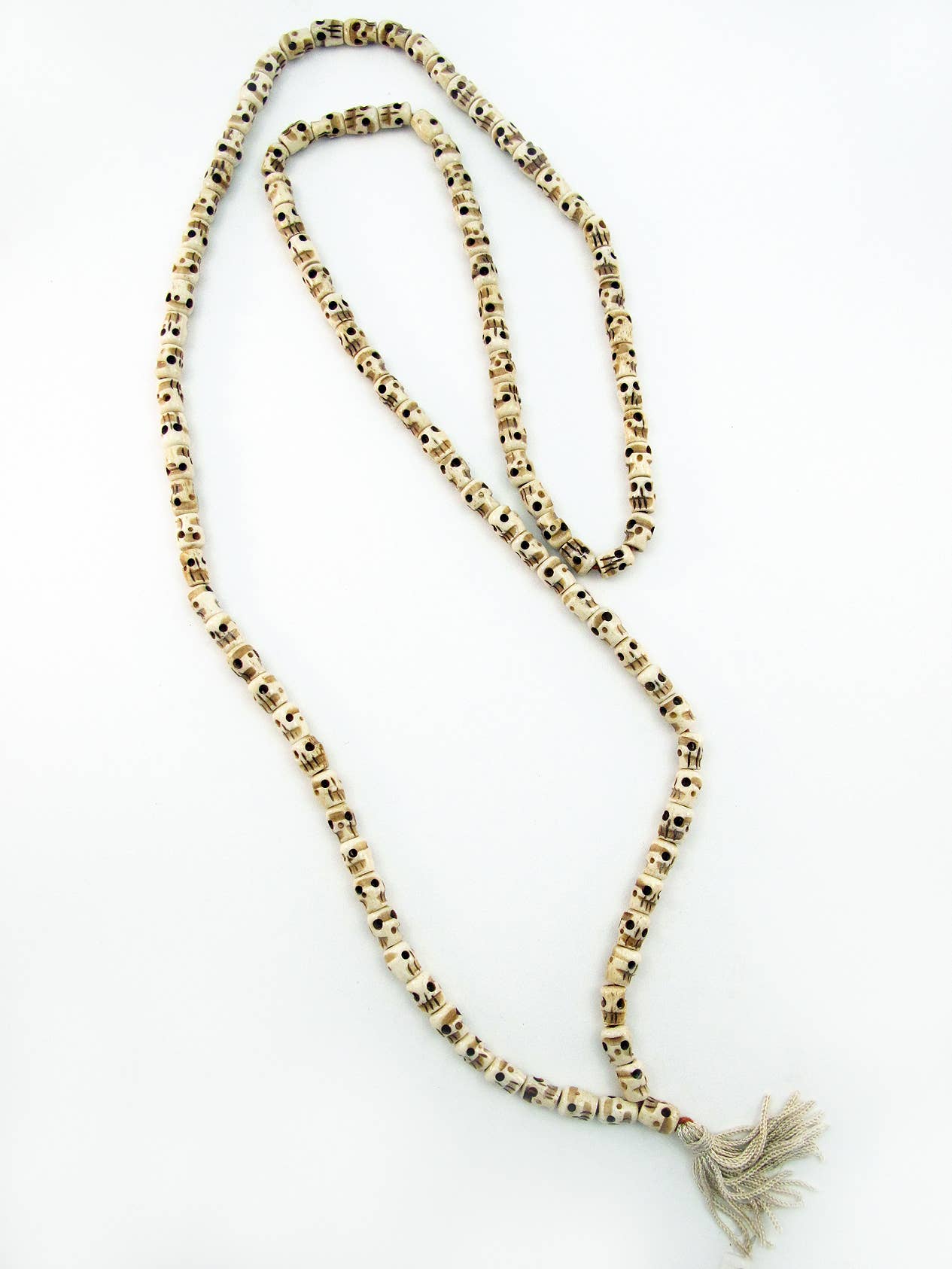 Small Bone Skull Mala - Loved To Death