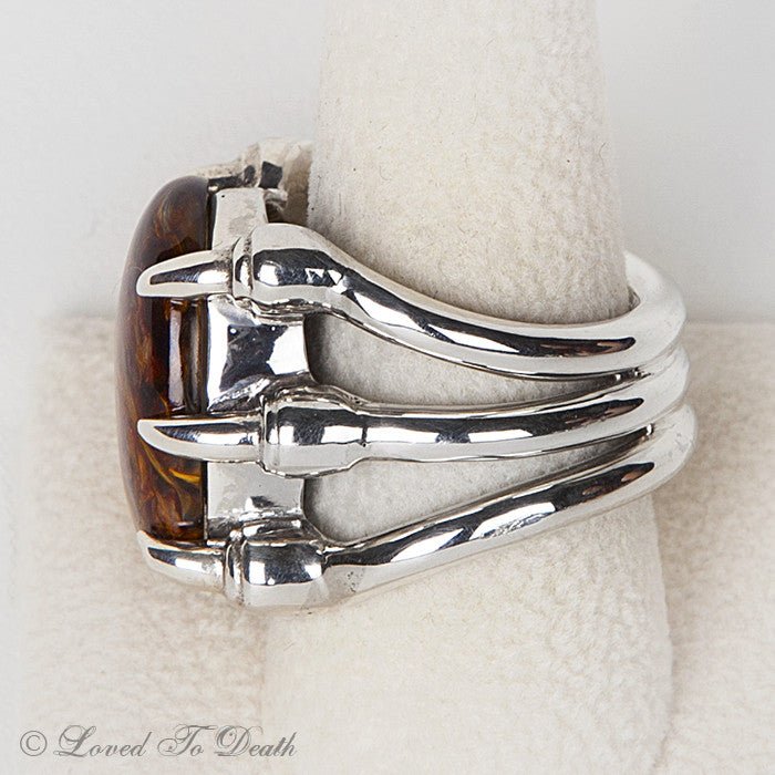 Sterling Claw Pietersite Ring - Loved To Death