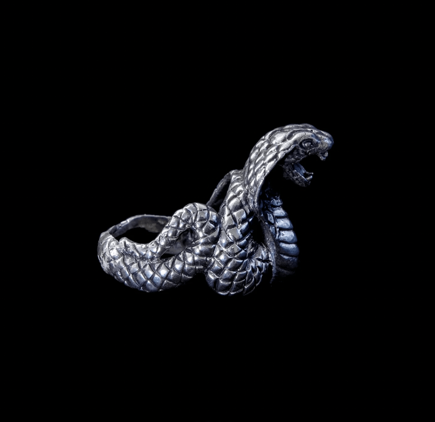 Sterling Cobra Ring - Loved To Death