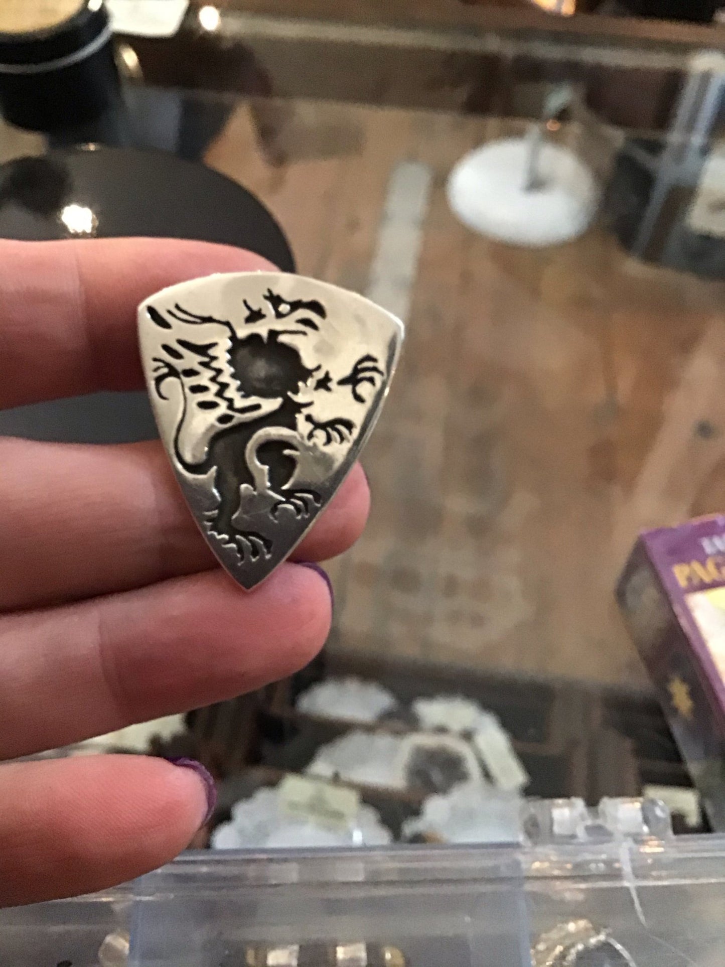Sterling Griffin shield Ring - Loved To Death
