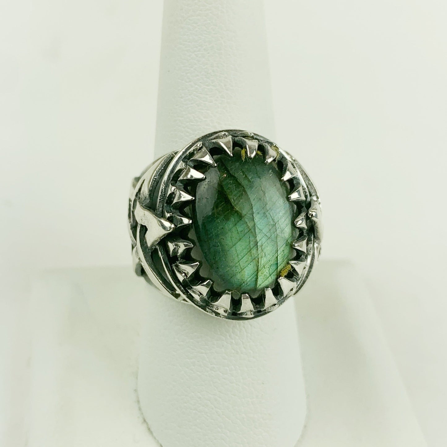 Sterling Labradorite Star Ring - Loved To Death