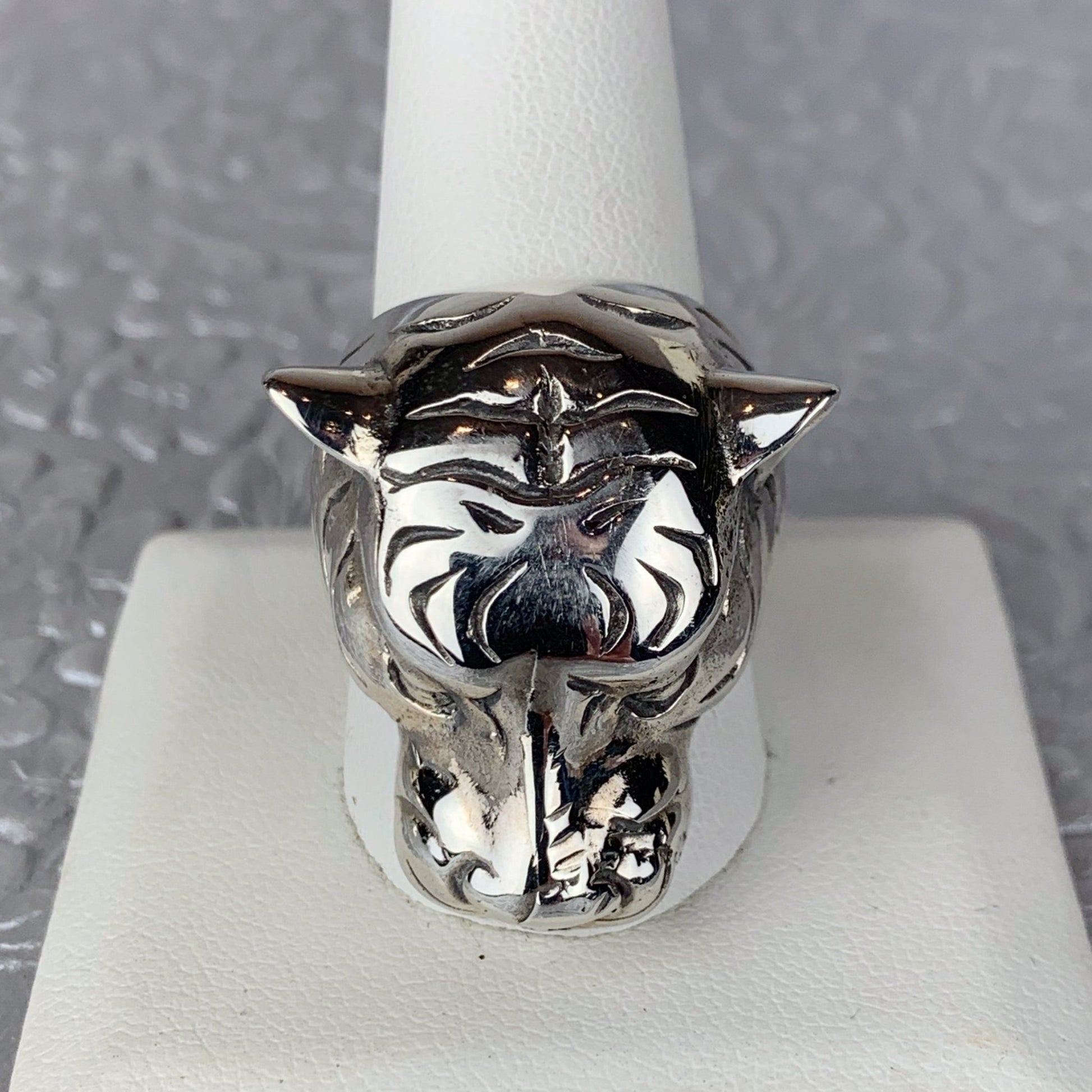 Sterling Tiger Ring - Loved To Death