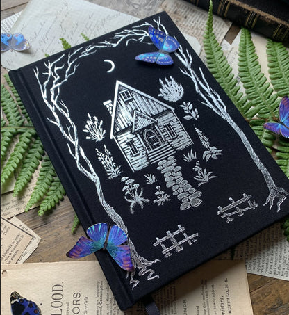 The Grimoire-Antiquarian Foiled Lined Notebook - Loved To Death