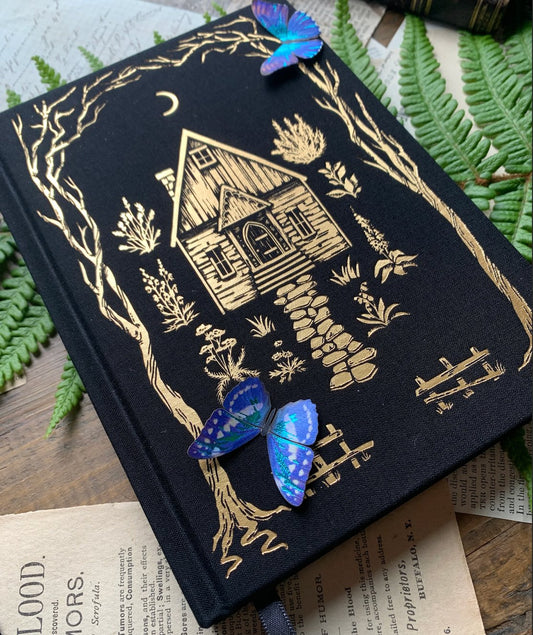 The Grimoire-Antiquarian Foiled Lined Notebook - Loved To Death