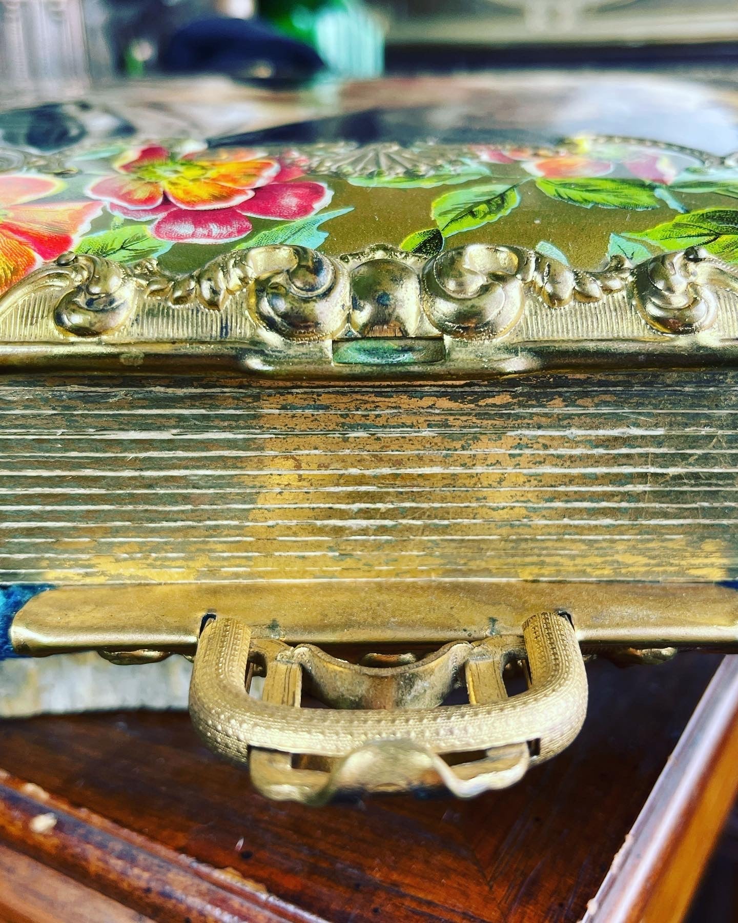 Victorian Celluloid & Velvet Nouveau Woman Photo Album Pristine - Loved To Death