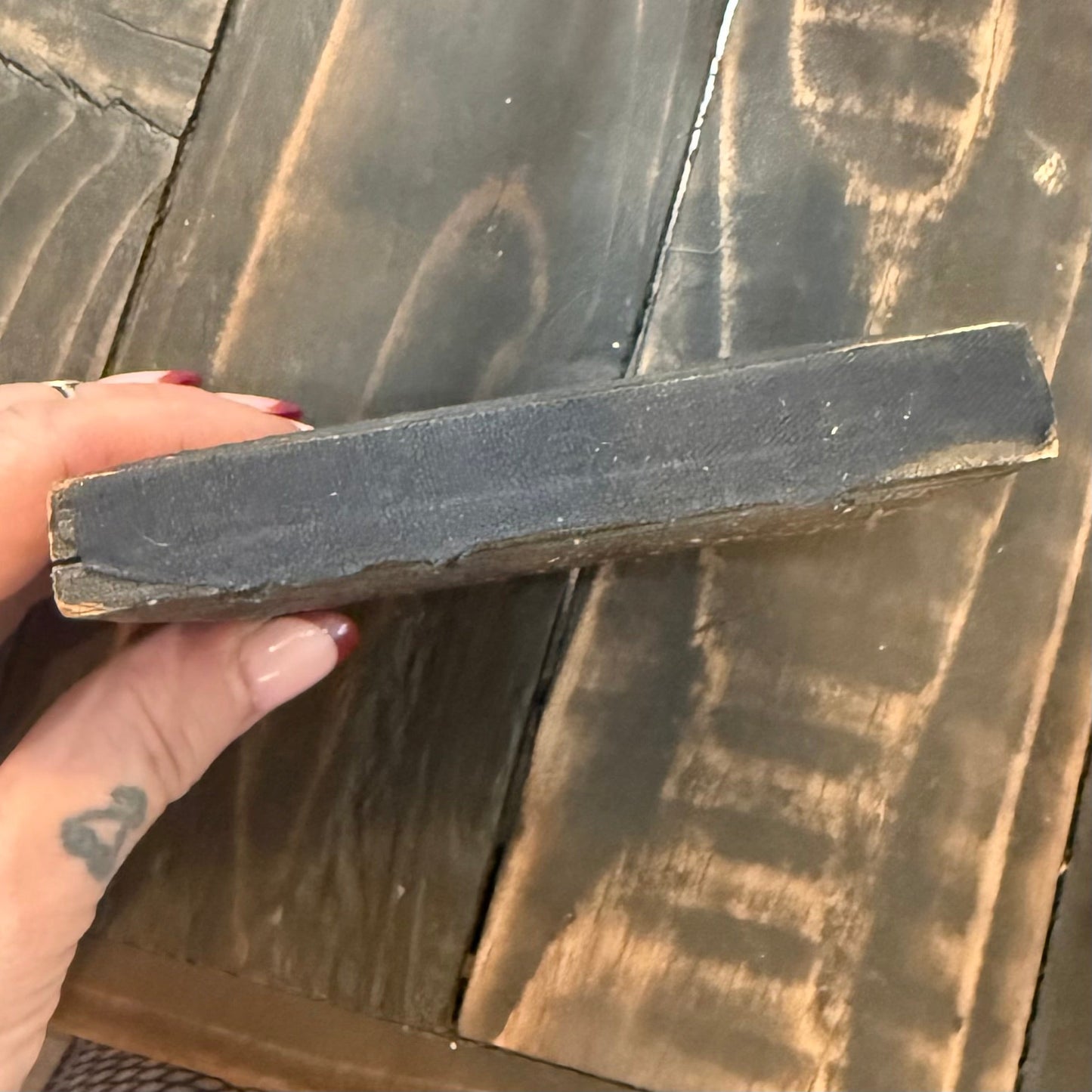Victorian Hand Tinted Large Tintype In Case - Loved To Death