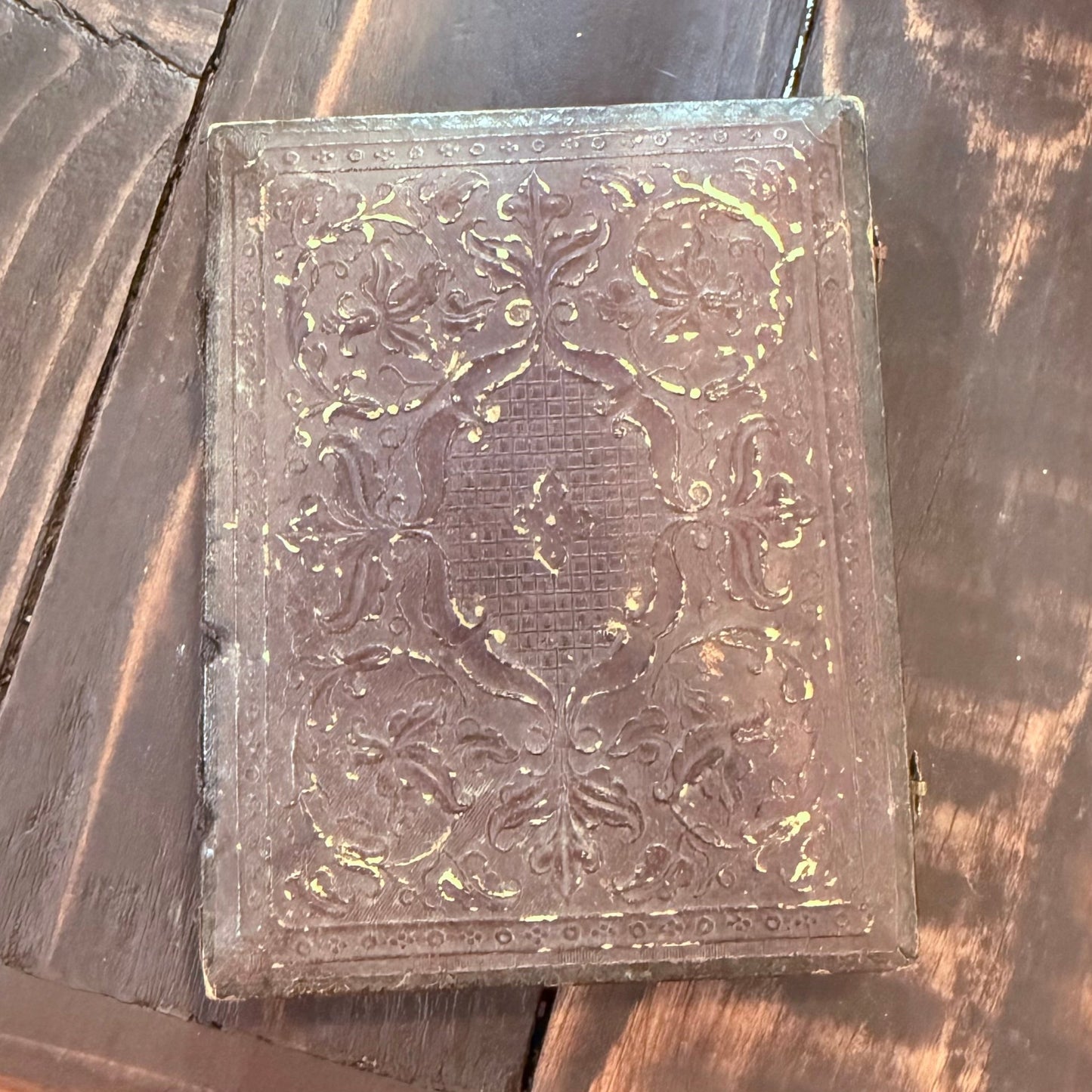 Victorian Hand Tinted Large Tintype In Case - Loved To Death