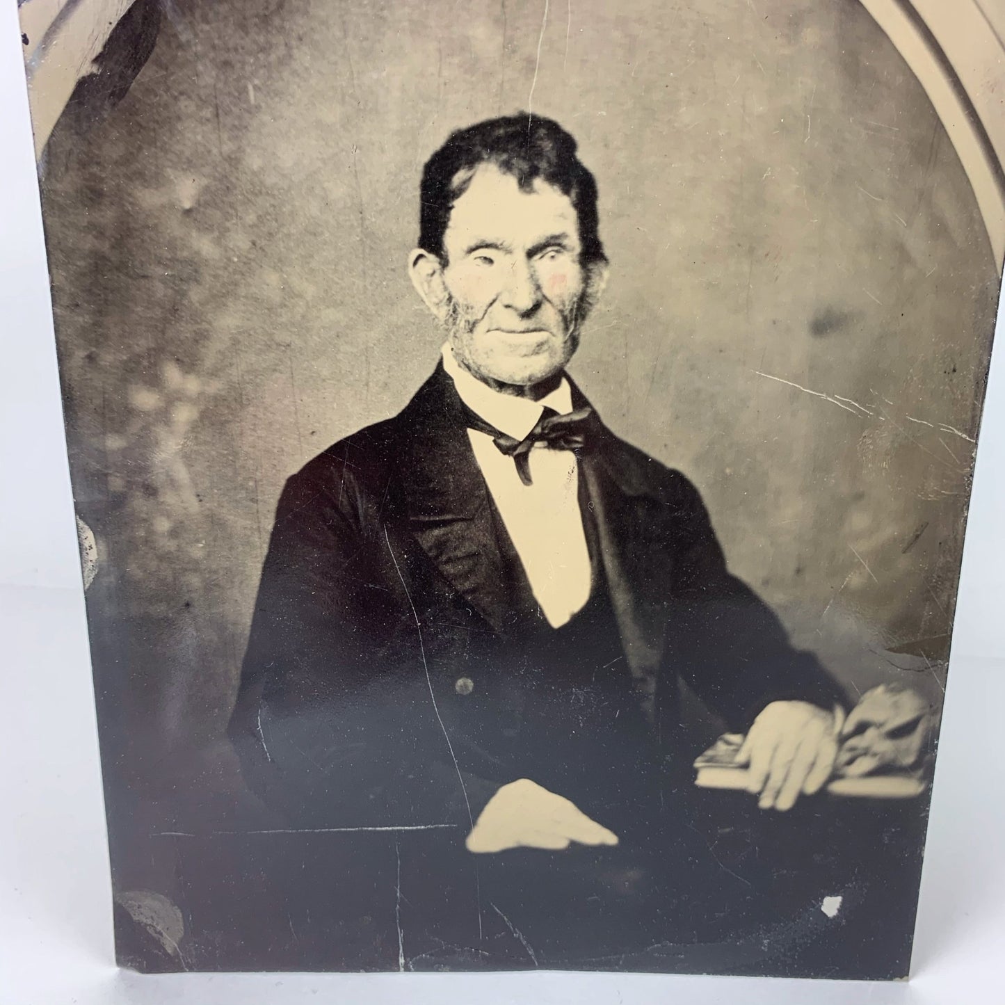 Victorian Man Large Tintype Photograph - Loved To Death