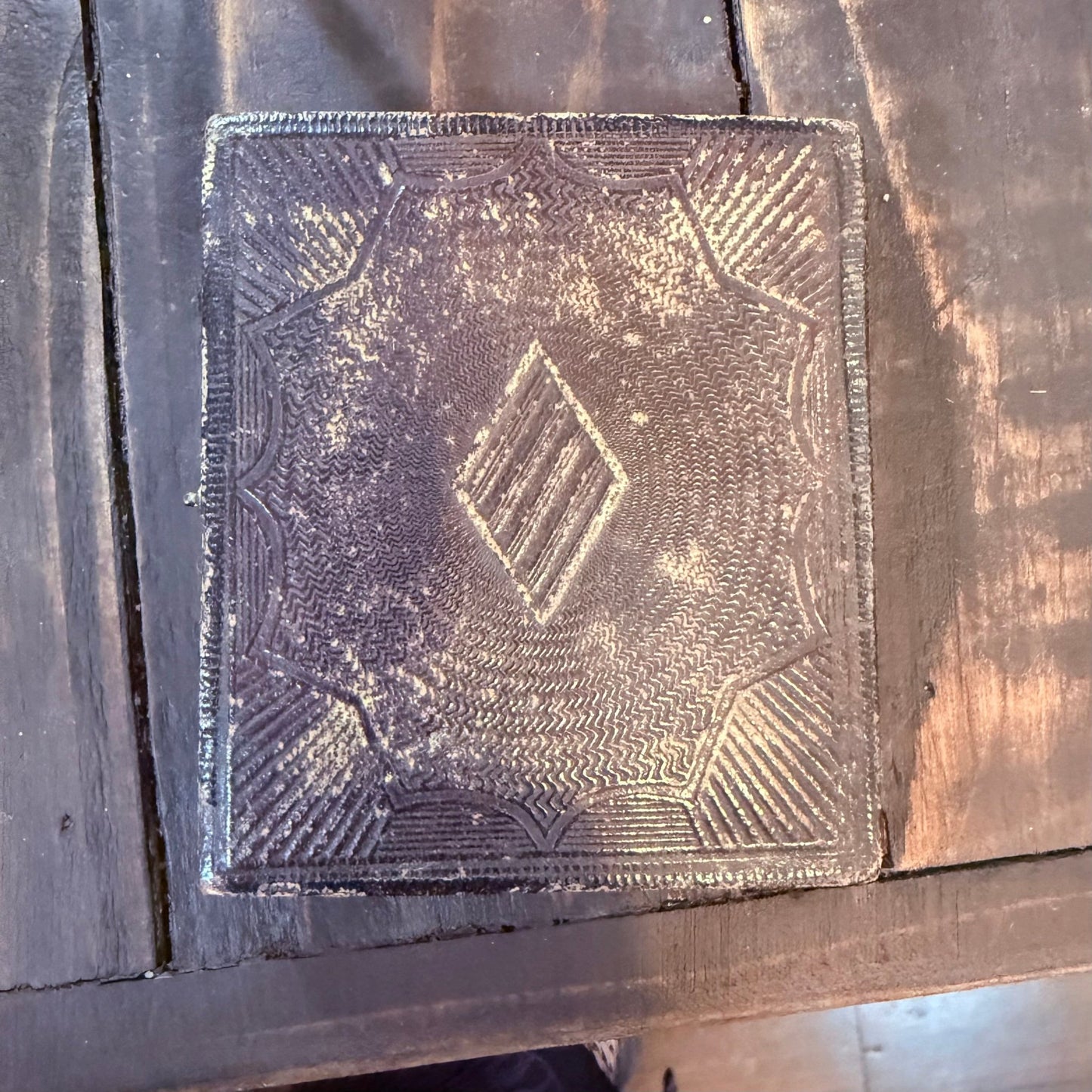 Victorian Memento Mori Tintype & Hair Velvet Case - Loved To Death