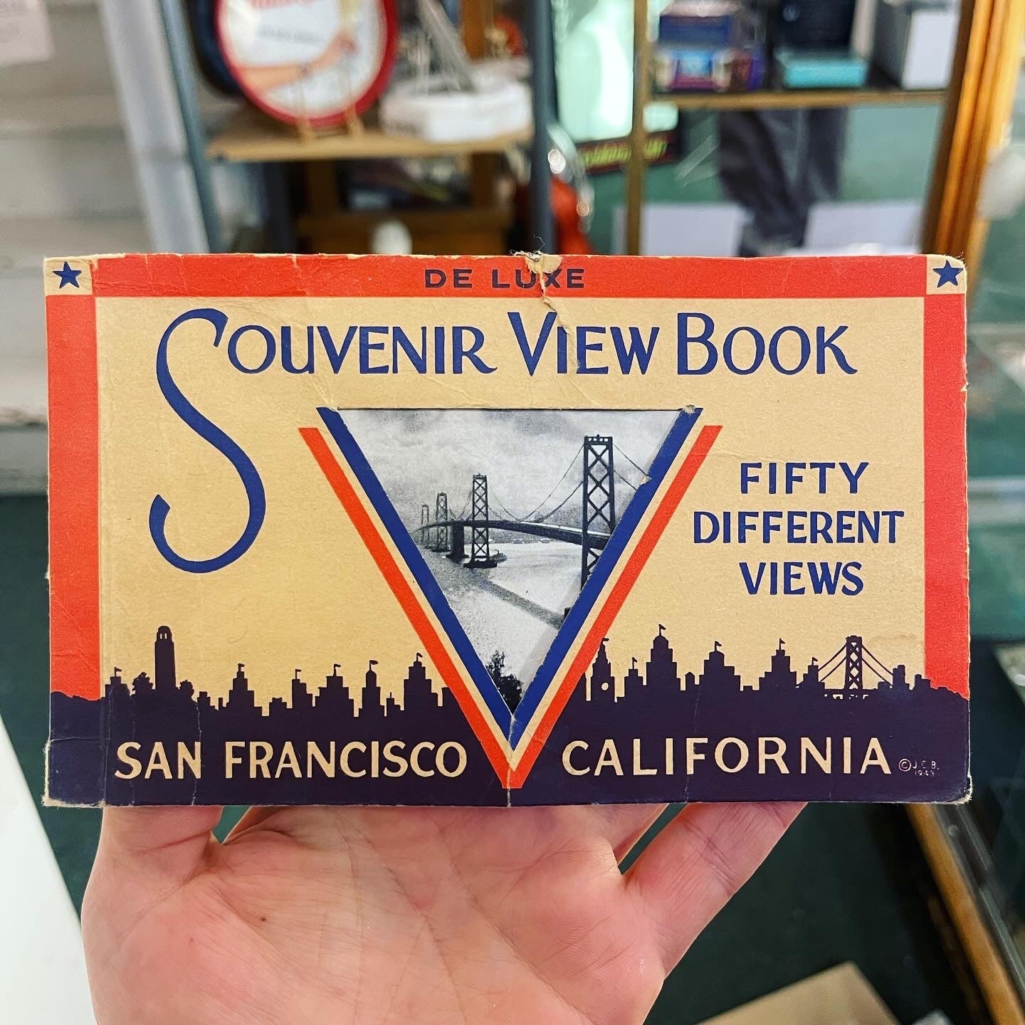 Vintage San Francisco Souvenir Photo Book - Loved To Death