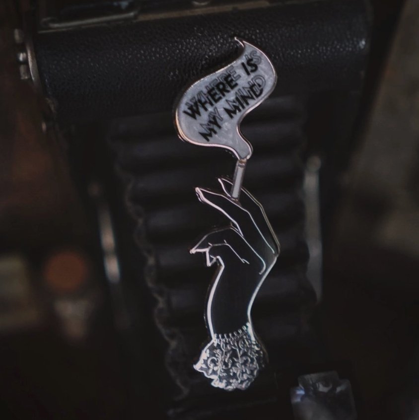 Where Is My Mind Enamel Pin - Loved To Death