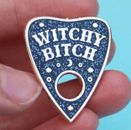 Witchy Bitch Enamel Pin - Loved To Death