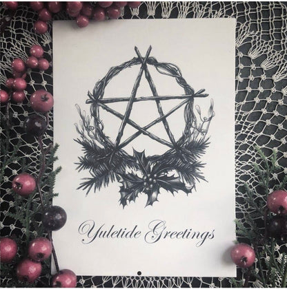 Yuletide Greetings Gift Card Caitlin McCarthy - Loved To Death