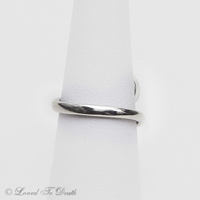 Double Rattlesnake Eye Ring Sterling