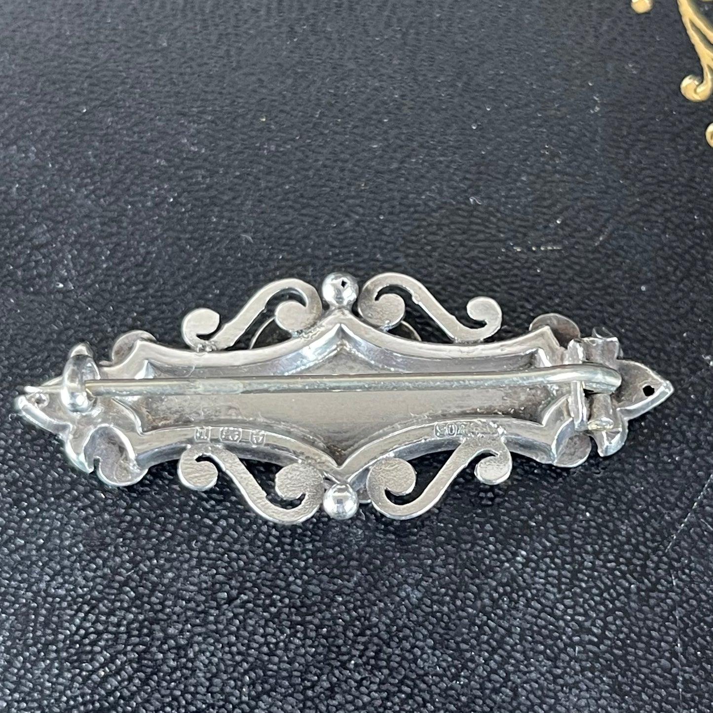 Victorian Edwardian Sterling Sweetheart Brooch