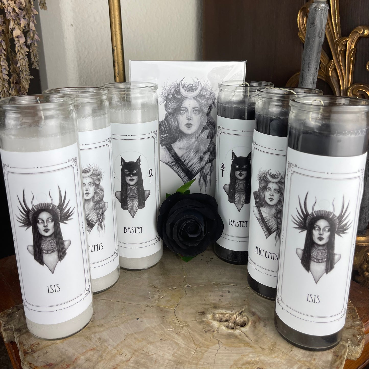 Caitlin McCarthy { Isis } Altar Candle