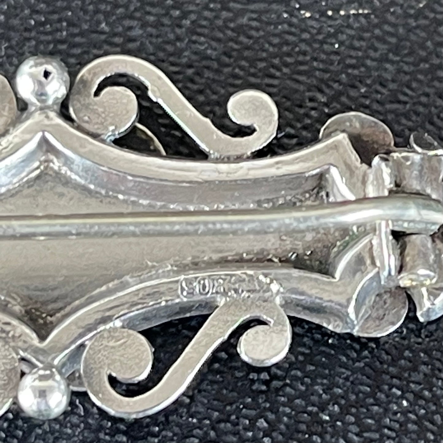 Victorian Edwardian Sterling Sweetheart Brooch