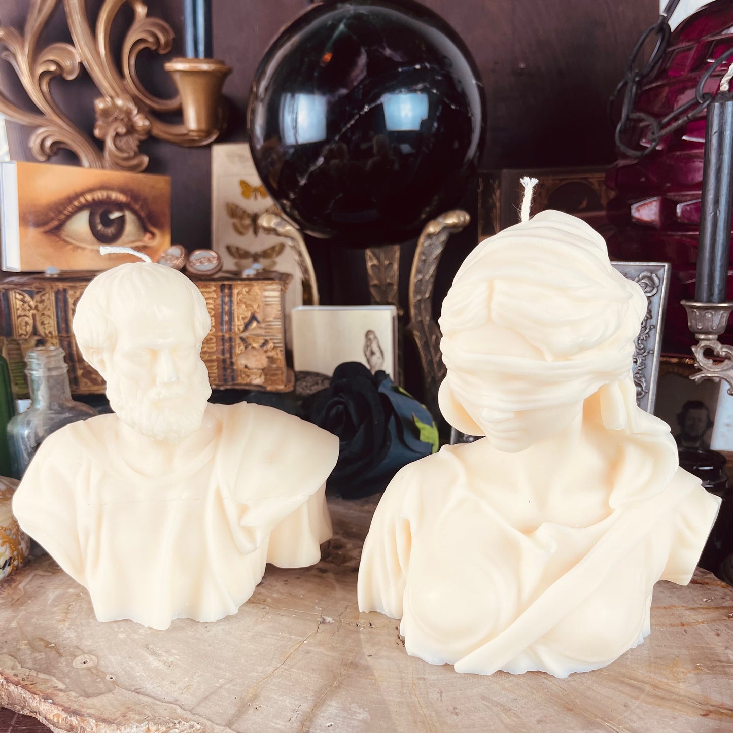 Aristotle Cream Candle