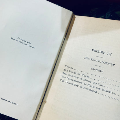 The Works of Edgar Allan Poe 1904 Essays Philosophy Black Book