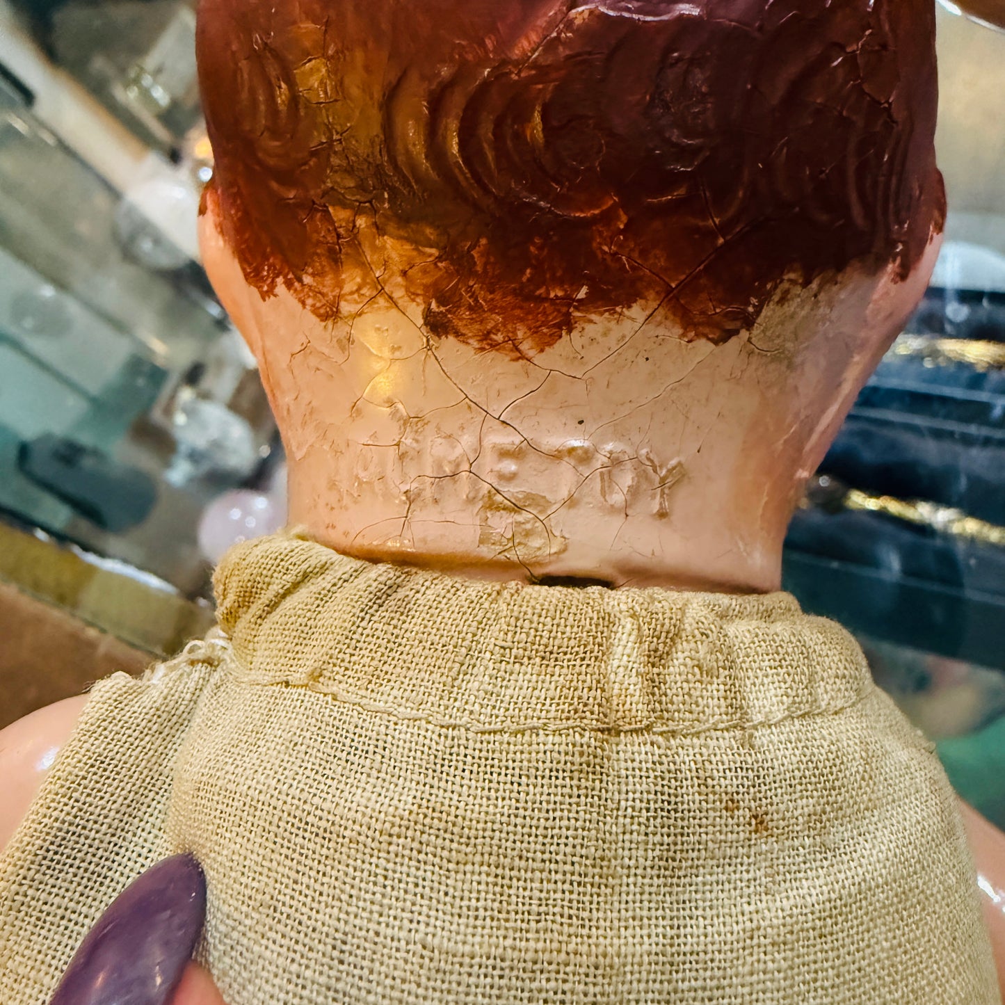 Early 1900’s Acme Toy Doll Creepy Eyes