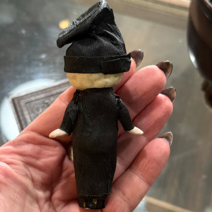 Antique 1930’s Porcelain Kewpie Doll Crepe Clothing