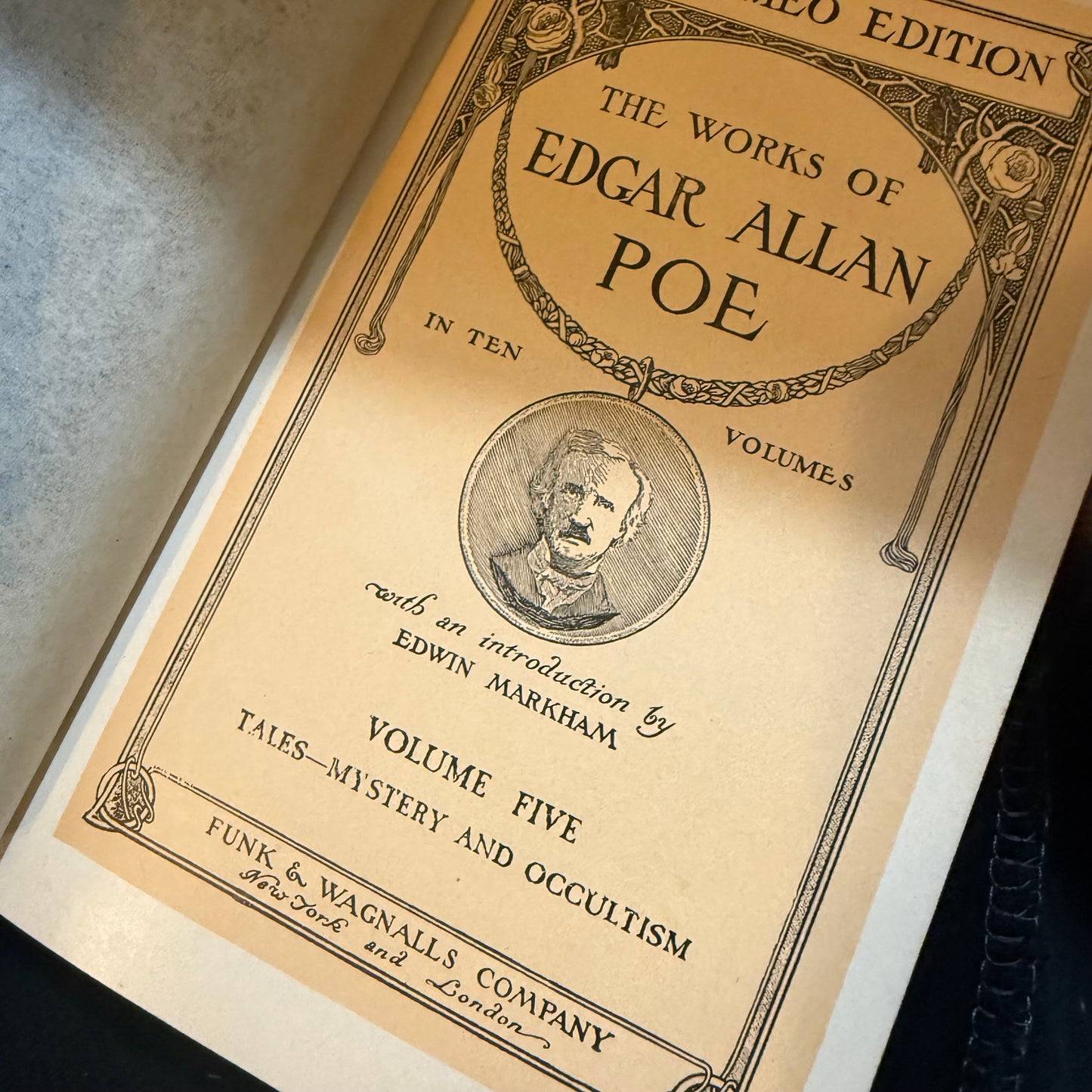 The Works of Edgar Allen Poe 1904 Tales of Mystery and Occultism