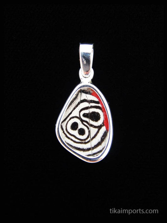 Sterling Tiny 88 Tiny Butterfly Wing Necklace