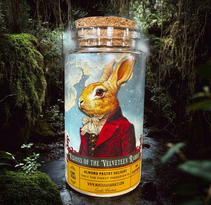 Visions of the Velveteen Rabbit Corked Apothecary Tea Jar