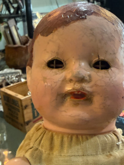 Early 1900’s Acme Toy Doll Creepy Eyes