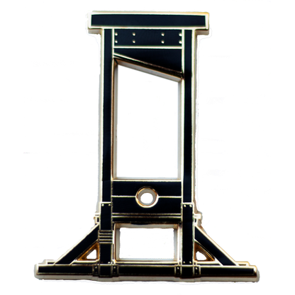 Class Warfare Guillotine Enamel Pin