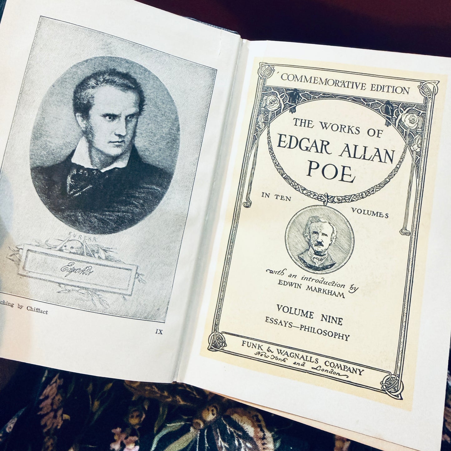 The Works of Edgar Allan Poe 1904 Essays Philosophy Black Book