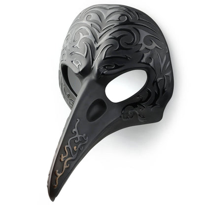 Plague Mask Patterned Crow Beak Wall Plaque