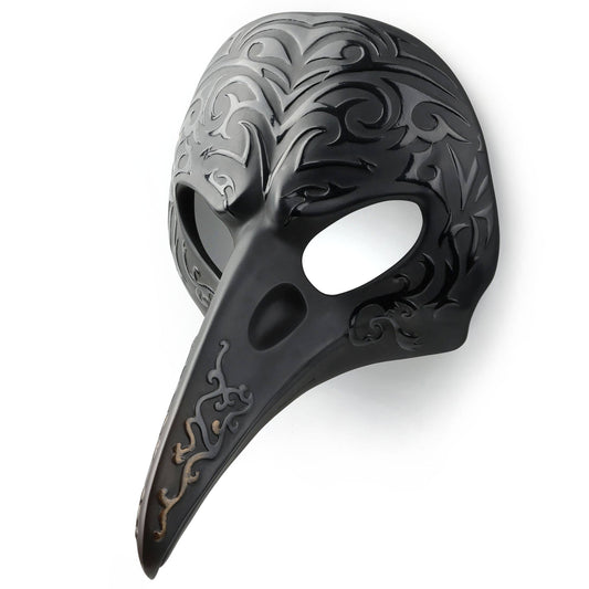 Plague Mask Patterned Crow Beak Wall Plaque