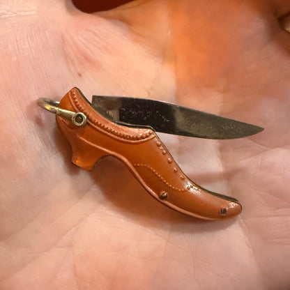 Antique 1940’s Celluloid Shoe Folding