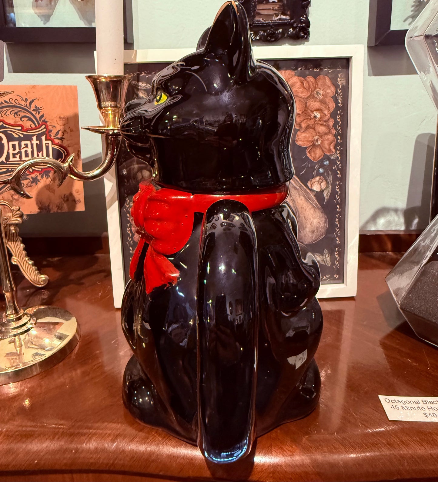 Antique 1940’s Black Cat Large Coffee Pot