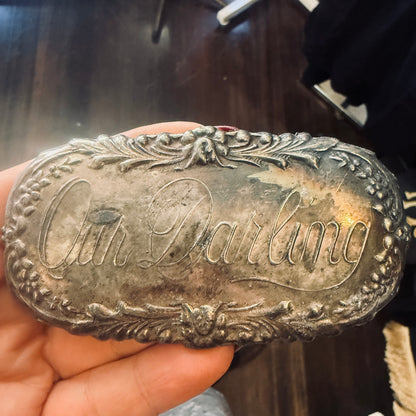 Victorian Our Darling Coffin Plaque